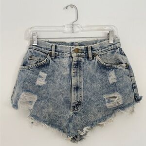 Distressed Denim Women Shorts